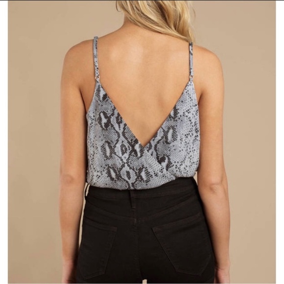 NWT New - TOBI SAHARA MULTI SNAKESKIN PRINT BODYSUIT Size Small - Picture 3 of 13